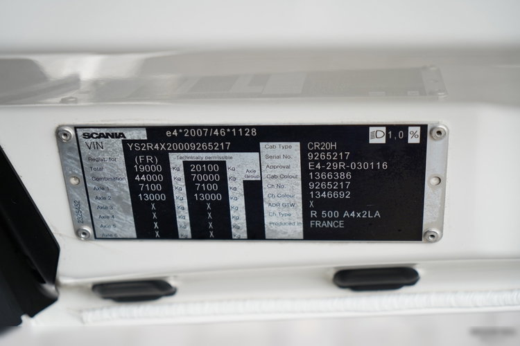 Scania R 500 / RETARDER / KLIMATYZACJA POSTOJOWA / 2019 / SPROWADZONA / PO KONTRAKCIE SERWISOWYM zdjęcie 36