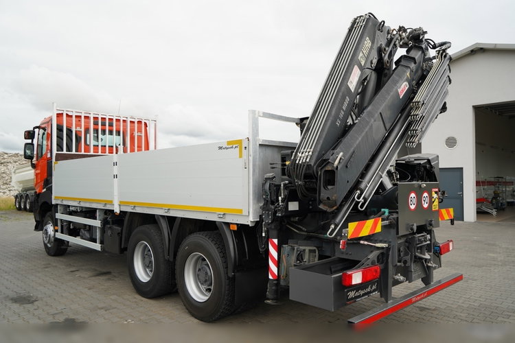 Renault K 380 / 6X4 / SKRZYNIOWY 6.2 M / + HDS HIAB 166 ES-4 / MAX UDŹWIG 6 500 KG / WYSÓW 12.3 M / ROTATOR / STEROWANIE RADIOWE  / SPROWADZONY zdjęcie 12