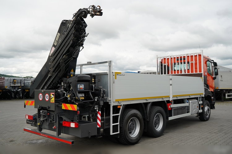 Renault K 380 / 6X4 / SKRZYNIOWY 6.2 M / + HDS HIAB 166 ES-4 / MAX UDŹWIG 6 500 KG / WYSÓW 12.3 M / ROTATOR / STEROWANIE RADIOWE  / SPROWADZONY zdjęcie 13