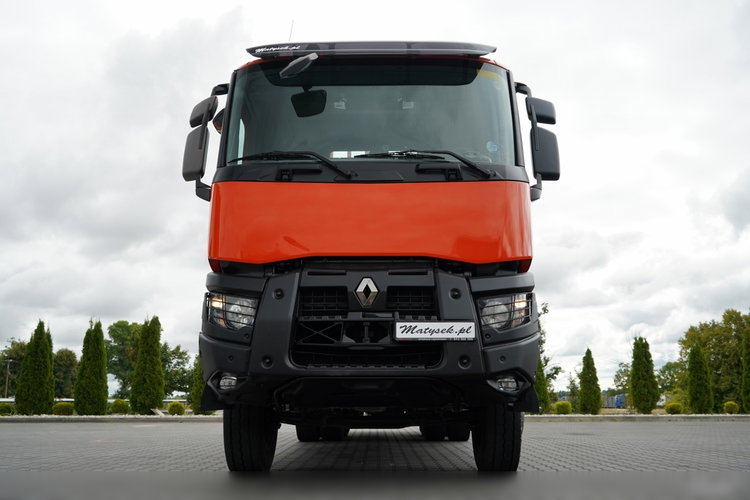 Renault K 380 / 6X4 / SKRZYNIOWY 6.2 M / + HDS HIAB 166 ES-4 / MAX UDŹWIG 6 500 KG / WYSÓW 12.3 M / ROTATOR / STEROWANIE RADIOWE  / SPROWADZONY zdjęcie 16