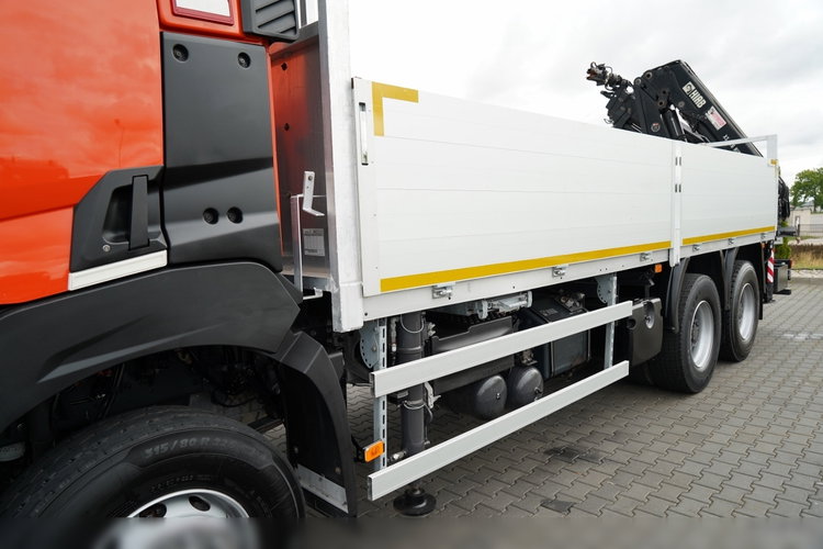 Renault K 380 / 6X4 / SKRZYNIOWY 6.2 M / + HDS HIAB 166 ES-4 / MAX UDŹWIG 6 500 KG / WYSÓW 12.3 M / ROTATOR / STEROWANIE RADIOWE  / SPROWADZONY zdjęcie 18