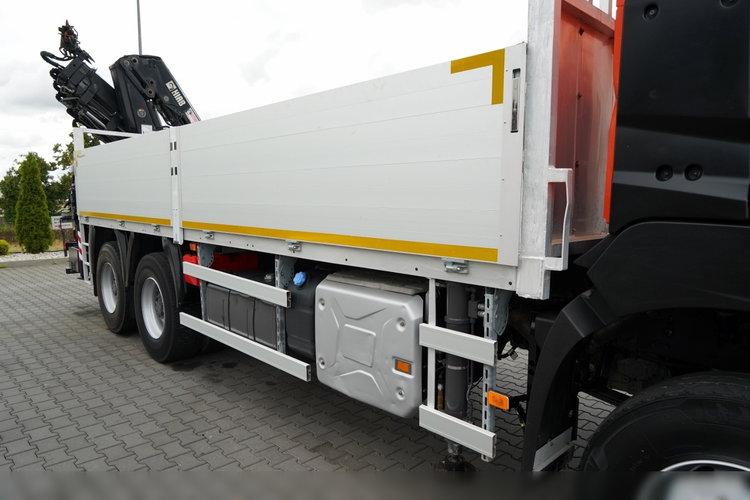 Renault K 380 / 6X4 / SKRZYNIOWY 6.2 M / + HDS HIAB 166 ES-4 / MAX UDŹWIG 6 500 KG / WYSÓW 12.3 M / ROTATOR / STEROWANIE RADIOWE  / SPROWADZONY zdjęcie 23