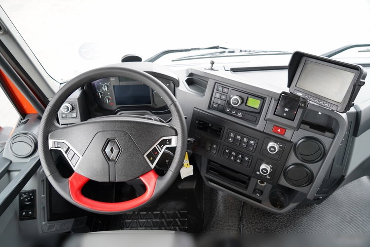 Renault K 380 / 6X4 / SKRZYNIOWY 6.2 M / + HDS HIAB 166 ES-4 / MAX UDŹWIG 6 500 KG / WYSÓW 12.3 M / ROTATOR / STEROWANIE RADIOWE  / SPROWADZONY zdjęcie 40