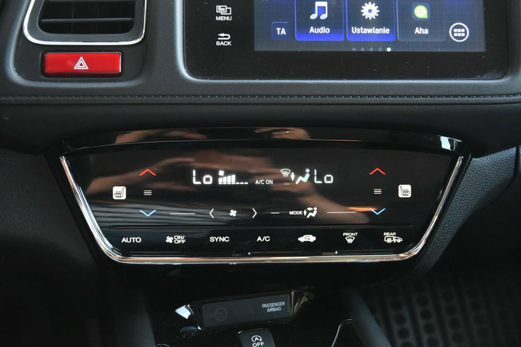 Honda HR-V 1.5 AUTOMAT 2018r. Polski SALON 54tys. km Climatronic FullLED Kamera zdjęcie 28