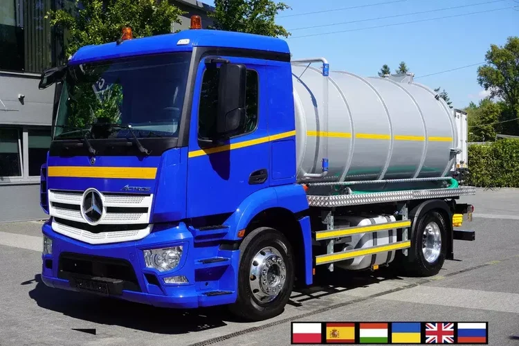 Mercedes Actros 18.35 LS / Zabudowa NOWA beczka asenizacyjna (08/2025) 11000 l / 280 tys. km zdjęcie 1