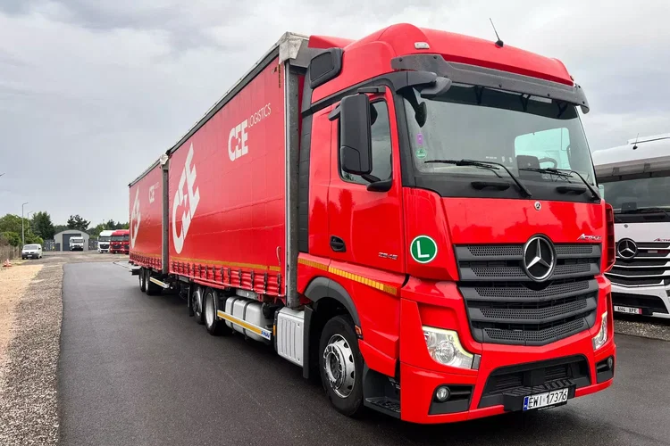 Mercedes ACTROS MP5 euro6 6x2 jumbo zestaw 120m 38palet zdjęcie 1