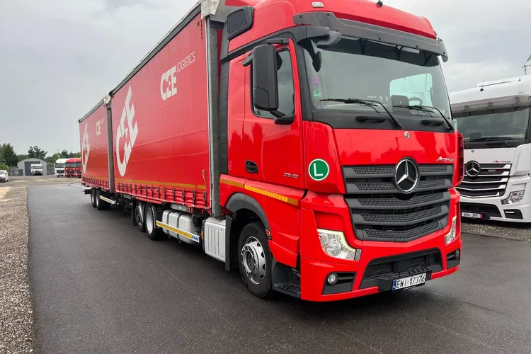 Mercedes ACTROS MP5 euro6 6x2 jumbo zestaw 120m 38palet zdjęcie 3