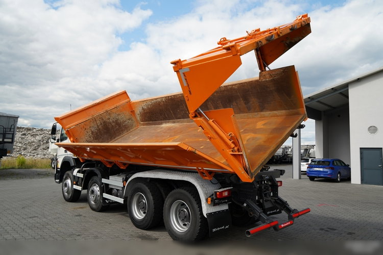 Volvo FMX 460 / 8x4 / WYWROTKA DWUSTRONNA / HYDROBURTA / HYDROKLAPA / SPROWADZONA zdjęcie 11