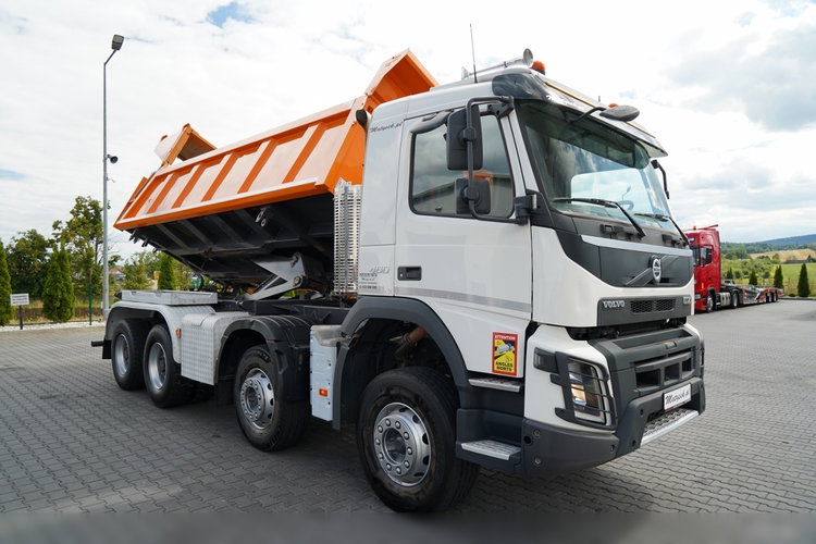 Volvo FMX 460 / 8x4 / WYWROTKA DWUSTRONNA / HYDROBURTA / HYDROKLAPA / SPROWADZONA zdjęcie 13