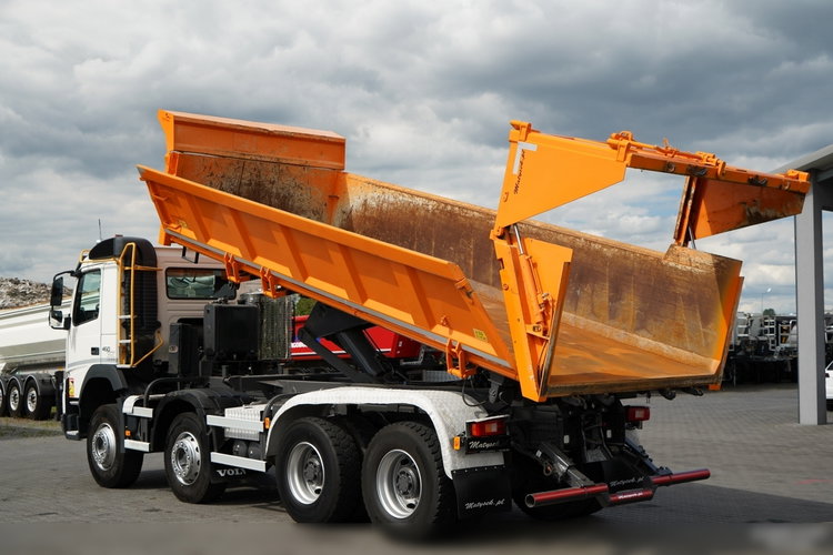 Volvo FMX 460 / 8x4 / WYWROTKA DWUSTRONNA / HYDROBURTA / HYDROKLAPA / SPROWADZONA zdjęcie 4