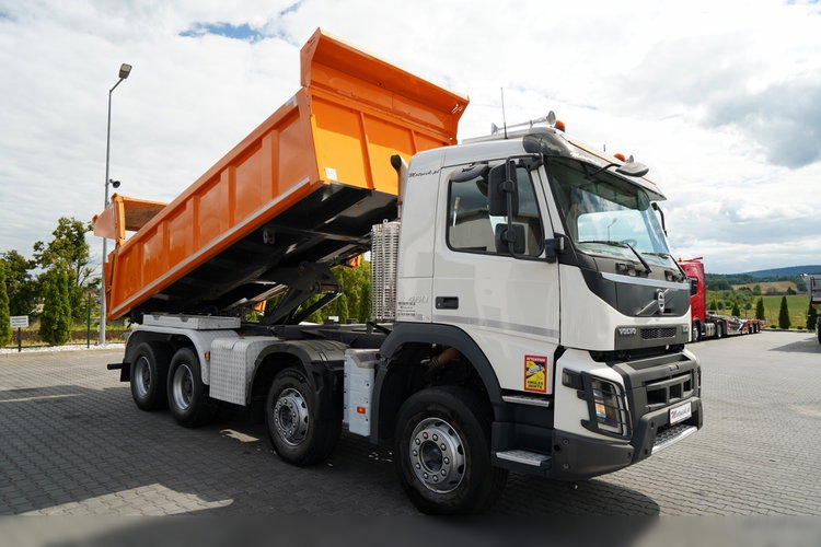 Volvo FMX 460 / 8x4 / WYWROTKA DWUSTRONNA / HYDROBURTA / HYDROKLAPA / SPROWADZONA zdjęcie 8
