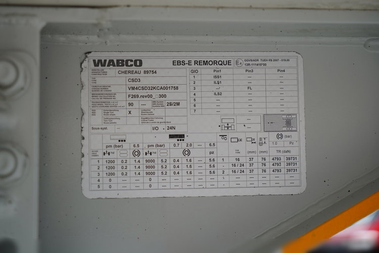 CHEREAU / CHŁODNIA / CARRIER VECTOR 1950MT / DOPPELSTOCK / MULTITEMPERATURA / 2 OSIE PODNOSZONE / OSIE SAF / SPROWADZONA zdjęcie 24