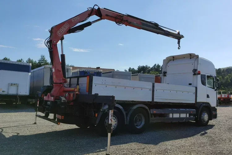 Scania 124L 420 6x2 Retarder HDS FASSI F170 Budowlanka zdjęcie 2