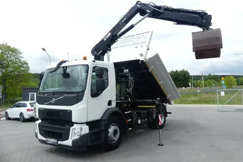 Volvo FE 320 / WYWROTKA + HDS HIAB 122 SKŁADANY W Z /
