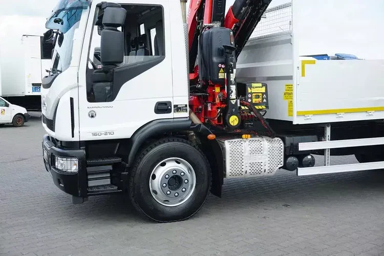 Iveco EUROCARGO / 160-21 / SKRZYNIOWY + HDS / FASSI F110 / ROTATOR / PILOT zdjęcie 17