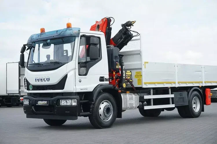Iveco EUROCARGO / 160-21 / SKRZYNIOWY + HDS / FASSI F110 / ROTATOR / PILOT zdjęcie 24