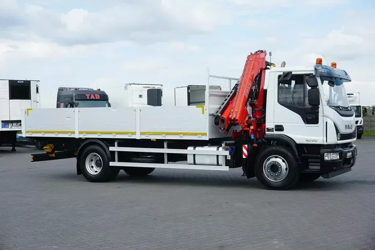 Iveco EUROCARGO / 160-21 / SKRZYNIOWY + HDS / FASSI F110 / ROTATOR / PILOT zdjęcie 6