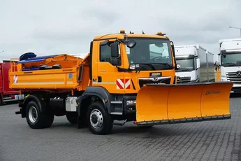 MAN TGM / 18.250 / E 6 / 4 X 4 / WYWROTKA 3 STRONNA / ŁAD. 10 060 KG /