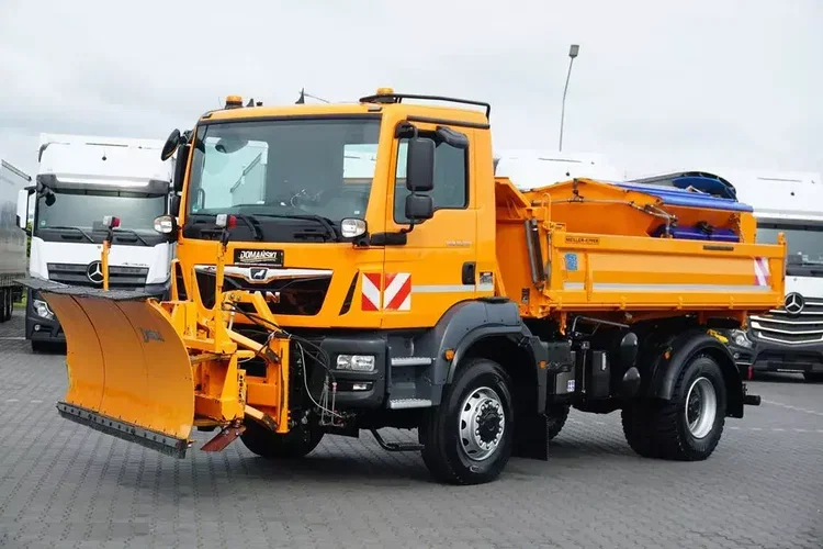 MAN TGM / 18.250 / E 6 / 4 X 4 / WYWROTKA 3 STRONNA / ŁAD. 10 060 KG / zdjęcie 2