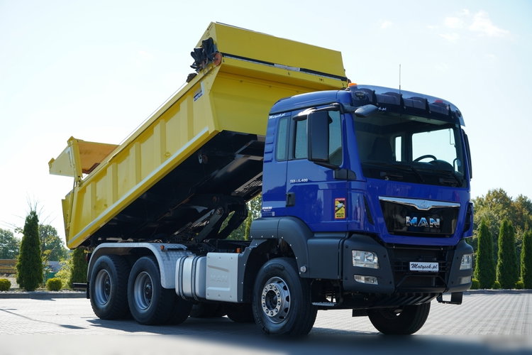 MAN TGS 26.400 / 6x4 / WYWROTKA / HYDROBURTA / HYDROKLAPA / NAVI / SPROWADZONY zdjęcie 7