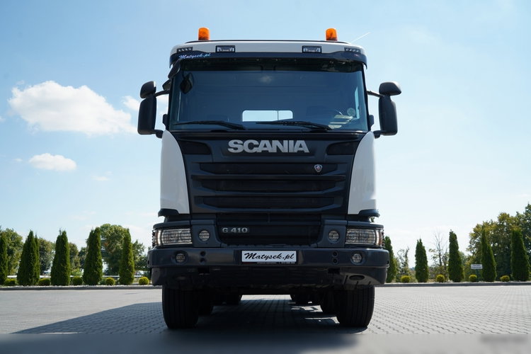 Scania G 410 / 8X4 / ZABUDOWA SAMOWYŁADOWCZA DO ASFALTU / 2X HYDROKLAPA / DACH HYDRAULICZNY / POD ROZŚCIEŁACZ zdjęcie 17