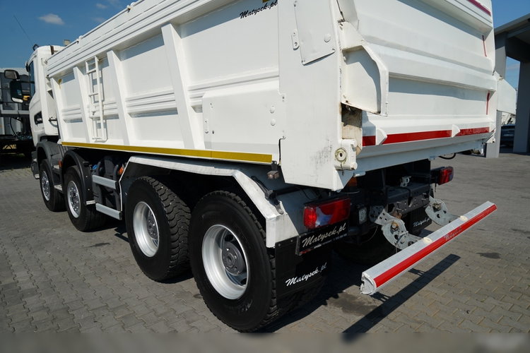 Scania G 410 / 8X4 / ZABUDOWA SAMOWYŁADOWCZA DO ASFALTU / 2X HYDROKLAPA / DACH HYDRAULICZNY / POD ROZŚCIEŁACZ zdjęcie 20