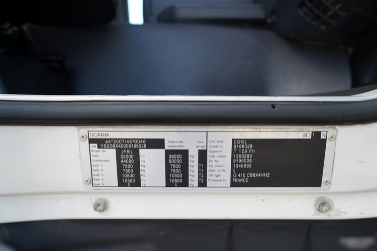 Scania G 410 / 8X4 / ZABUDOWA SAMOWYŁADOWCZA DO ASFALTU / 2X HYDROKLAPA / DACH HYDRAULICZNY / POD ROZŚCIEŁACZ zdjęcie 38
