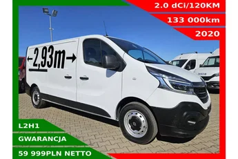 Renault Trafic L2H1 59999zł NETTO 2.0dCi/120KM