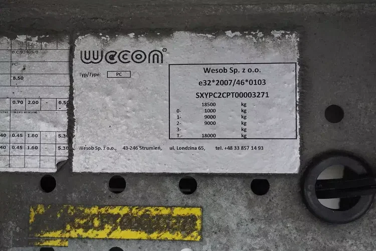 Wecon TANDEM / DŁ. 6, 5 M / PRZEJAZDOWA / 16 PALET zdjęcie 11