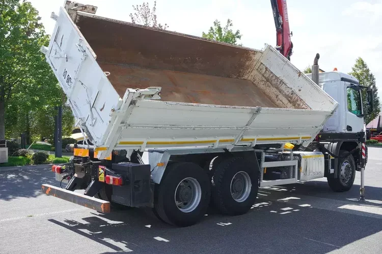 Mercedes Arocs 2636 / 6x4 / HDS Fassi / Wywrotka 3 str / Bortmatic zdjęcie 10