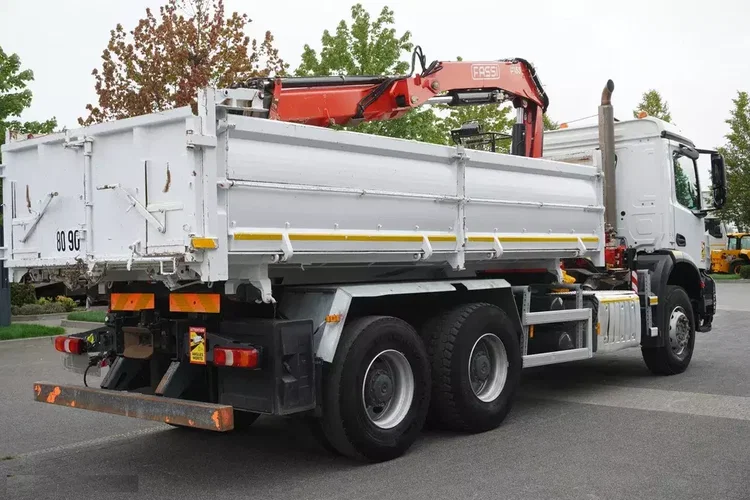 Mercedes Arocs 2636 / 6x4 / HDS Fassi / Wywrotka 3 str / Bortmatic zdjęcie 16