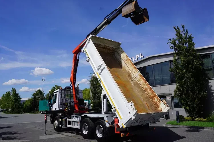 Mercedes Arocs 2636 / 6x4 / HDS Fassi / Wywrotka 3 str / Bortmatic zdjęcie 5