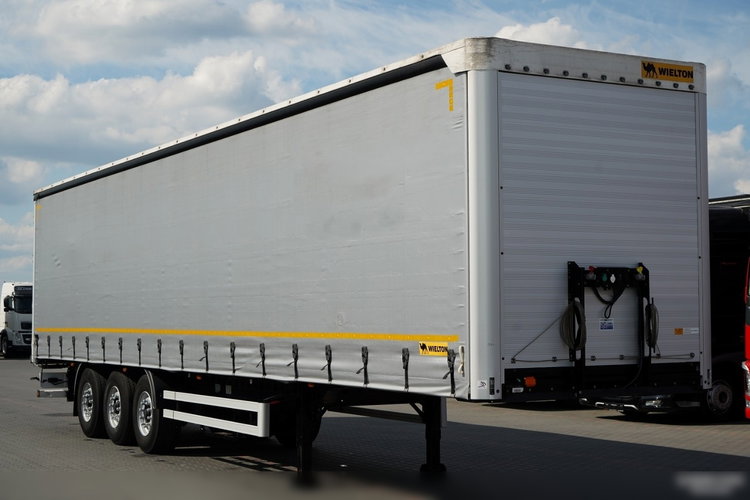 Wielton / FIRANKA / STANDARD / OŚ PODNOSZONA /  PLANDEKA ZBROJONA  zdjęcie 1