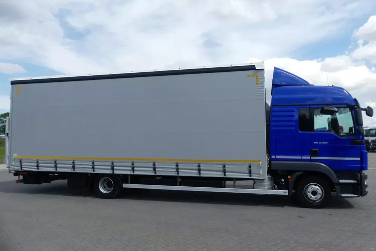 MAN TGL 12.250 / FIRANKA 7.70 + WINDA / EURO 6 / GLOB / IDEALNY STAN / zdjęcie 7