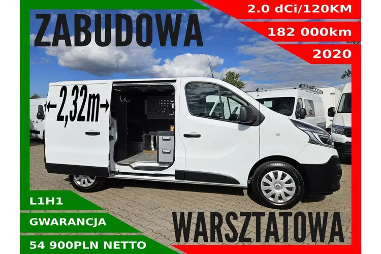 Renault Trafic L1H1 54900zł NETTO Zabudowa warsztatowa 2.0 dCi/120KM zdjęcie 1