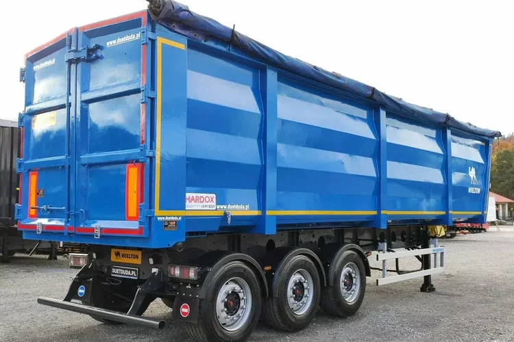 Wielton HARDOX STALOWA DO ZŁOMU 50m Oś Podnoszona Złomówka Super Stan zdjęcie 22