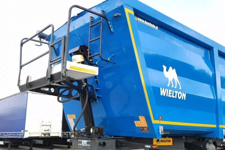 Wielton HARDOX STALOWA DO ZŁOMU 50m Oś Podnoszona Złomówka Super Stan zdjęcie 5