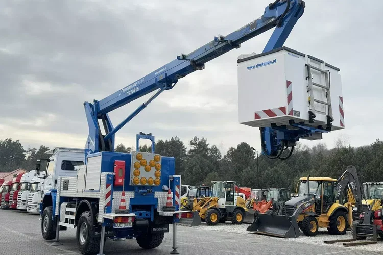 Mercedes AXOR 1829 4x4 Zwyżka RUTHMANN STEIGER T270S16 Podnośnik Koszowy zdjęcie 25
