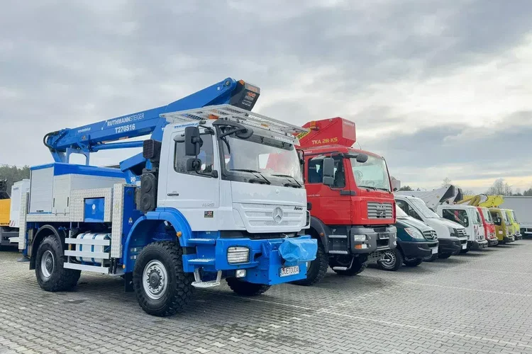 Mercedes AXOR 1829 4x4 Zwyżka RUTHMANN STEIGER T270S16 Podnośnik Koszowy zdjęcie 5