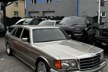 Mercedes W126 560 SEL / 5.6 V8 299KM / Wersja Japońska / NISKI PRZEBIEG / Faktura