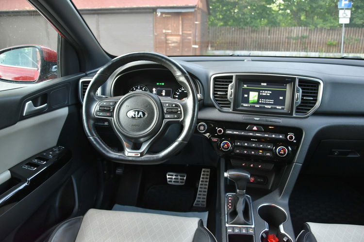 Kia Sportage AWD GT line 1.6T-GDi 177KM Automat 2016r. pdc Kamera NAVi Skóra el kla zdjęcie 12