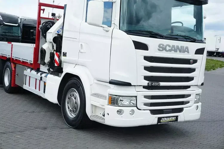 Scania G 490 / 6 X 2 / SKRZYNIOWY + HDS / HMF 3220 K7 / WYSIĘG 18.9 M zdjęcie 20