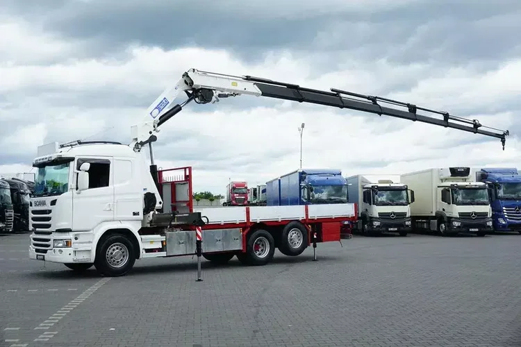 Scania G 490 / 6 X 2 / SKRZYNIOWY + HDS / HMF 3220 K7 / WYSIĘG 18.9 M zdjęcie 4