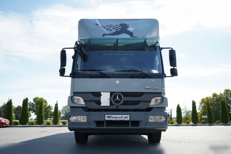 Mercedes ATEGO / 1324 / KONTENER / BOK ROZSUWANY / SOLÓWKA / WINDA DHOLLANDIA / MANUAL / SPROWADZONY zdjęcie 3