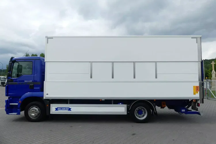 MAN TGM 12.250 / EURO 6 / KONTENER + WINDA / PRZEBIEG 90 tys km / zdjęcie 4