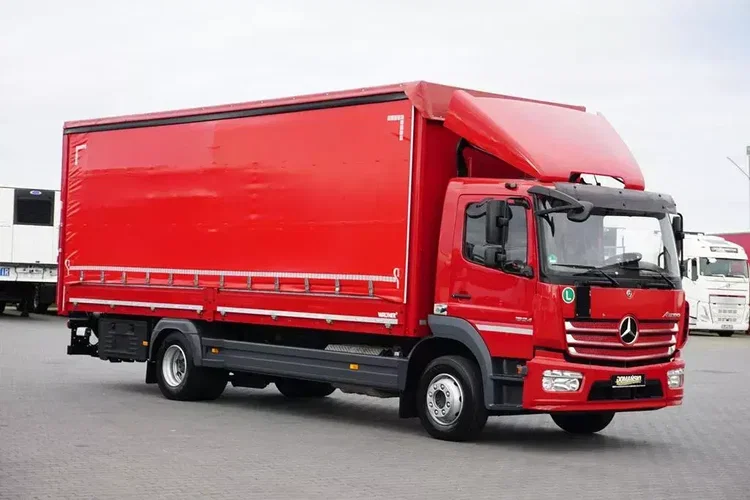 Mercedes / ATEGO / 1524 / ACC / E 6 / BURTO – FIRANKA + WINDA / 17 PALET / ŁAD. 7750 KG zdjęcie 1