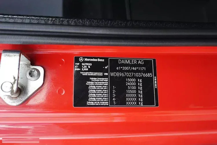 Mercedes / ATEGO / 1524 / ACC / E 6 / BURTO – FIRANKA + WINDA / 17 PALET / ŁAD. 7750 KG zdjęcie 11