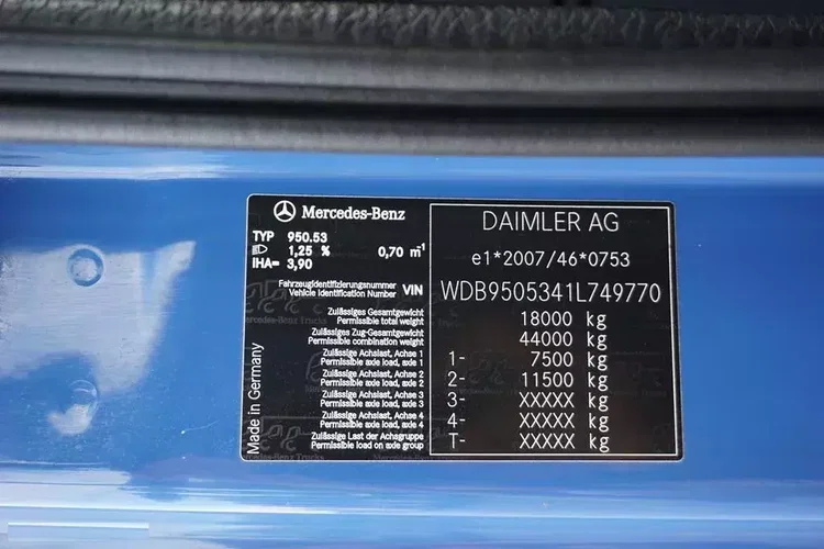 Mercedes AXOR / 1833 / E 5 / BURTOWY / 16 PALET / ŁAD. 10 180 KG zdjęcie 11