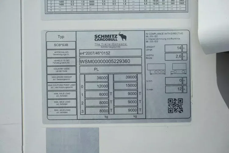 Schmitz CHŁODNIA / TK SLX SPECTRUM / MULTITEMPERATURA / 3100 MTH zdjęcie 10