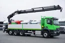 Mercedes AROCS / 3240 / 8 X 4 / TRIDEM / SKRZYNIOWY + HDS / HIAB 262 E – 7 / WYS. 19 M zdjęcie 4
